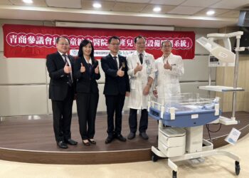 青商參議會守護早產兒 捐贈早產兒高階保溫箱、呼吸器