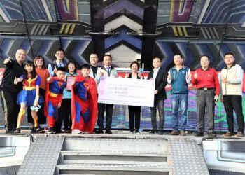 彰化年貨大街公益員林拍賣　宣導支持電源開發節能減碳