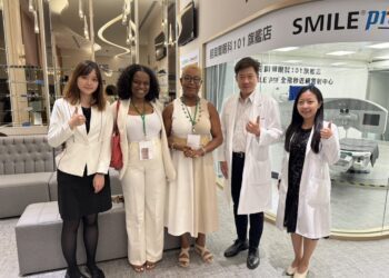 台灣國際醫療名揚海外　聖露西亞總理夫人來台參加國家慶典之際　接受眼科雷射手術