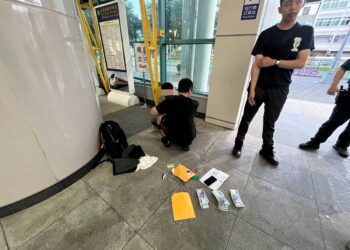 影音／螳螂捕蟬黃雀在後 　員林警火車站逮捕面交車手