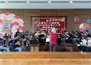 成美文化園國樂悠揚 　宜蘭、新加坡青少年交織出一場高山流水音樂盛宴