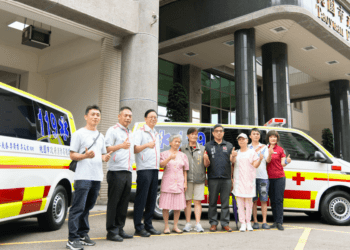 李黃香女士再度捐贈救護車 張善政：大愛無價