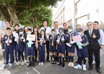 張善政動員全桃小學 地震、火災防災訓練全面啟動 小小學子學生安全不漏接