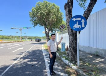 李啟維議員建議取消安平健康路尾二段式左轉漁光橋