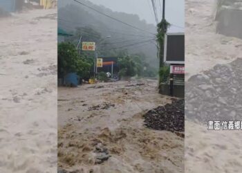 影音/南投信義鄉土石流受創嚴重 道路幾乎都中斷
