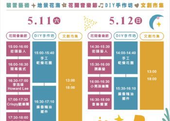 五月戀歌 新北河濱蝶戀季盛大登場 好日市集、花海、音樂獻唱等你來