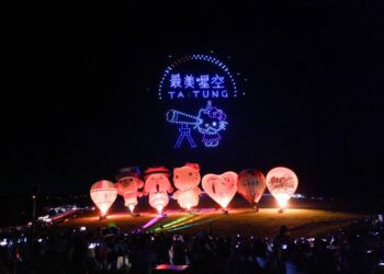 2024熱氣球光雕音樂會暖身場 三麗鷗人氣明星助陣