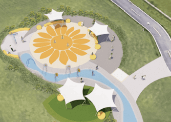 新北再添戲水樂園 「花漾水樂園」開工 7大噴水設施嗨翻夏天