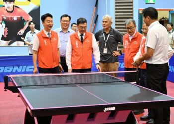 卓榮泰視察國訓中心及運科中心 為巴黎奧運及帕運代表隊加油打氣