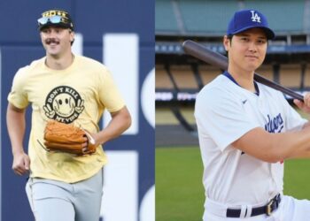 影/《MLB》大谷對決海盜大物狀元斯肯斯 先被100英里火球三振再開轟!