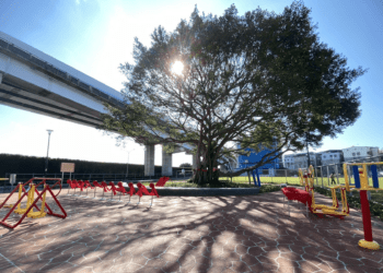 公益善行暖心 明緯基金會捐款打造板橋全新大樹廣場