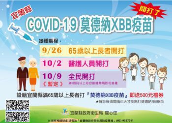 XBB.1.5疫苗9月26日開打 65歲以上長者優先施打