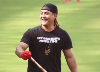 影/《CPBL》轟到直接躺下來! 吉力吉撈‧鞏冠炸裂第21轟 味全大勝台鋼止敗