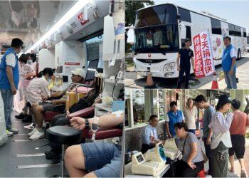 結合環保與公益！全電捐血車+烤雞　為血庫挹注182袋鮮血