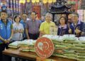 三重力行聖賢宮攜手地方團體  捐贈萬斤平安米助新北弱勢家庭