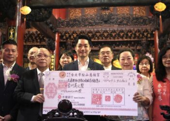 松山慈祐宮捐千萬助花蓮重建 縣長徐榛蔚感謝善行義舉