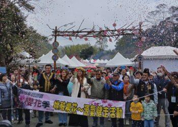 粉色花海迎春來　桃源櫻花季打造原鄉春季旅遊亮點