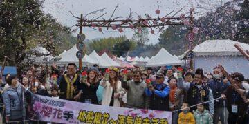 粉色花海迎春來　桃源櫻花季打造原鄉春季旅遊亮點