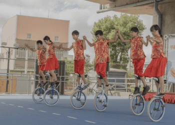 ​張善政打造台灣首座獨輪車比賽場 提供安全場地