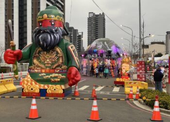 學甲區頭港鎮安宮「福德爺花燈」驚艷亮相在桃園2025台灣燈會！
