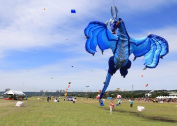 11/18-19到池上 看巨大造型風箏飛上天