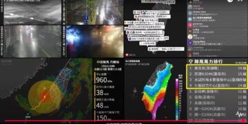 影音/澎湖東吉島颳起16級風 民眾緊盯澎湖監視器喊鏡頭君加油