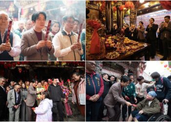 大年初一密集走訪廟宇　賴清德參香祈福發放福袋