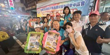參議會中區會第九年響應大甲媽祖遶境公益點心站 捐發票助南投家扶中心