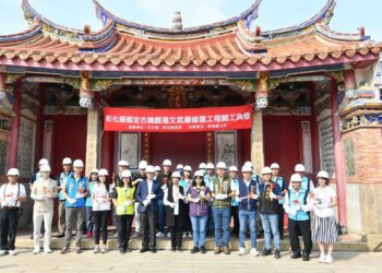縣定古蹟鹿港文武廟修復工程開工　完成後文武廟能再現新風貌