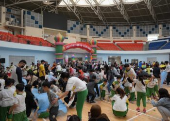 花蓮市親子運動會 大手牽小手歡樂跑跳碰