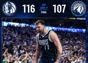 《NBA》獨行俠後場雙槍各砍33分 西冠三連勝力壓灰狼3:0聽牌