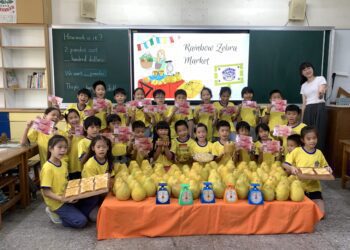 超乎想像「格外」有趣 南大附小師生讓一顆文旦活用四次