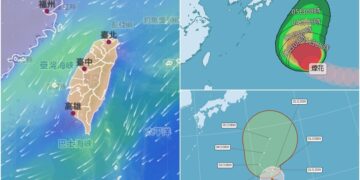 影音/20261031受東北季風影響多處地方有雨 煙花侵臺機率零