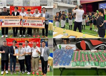 縣府及傑出校友力挺 竹林國小運動裝備全面升級