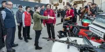 出席無人機救災韌性展演 蕭美琴肯定產官研合作成果