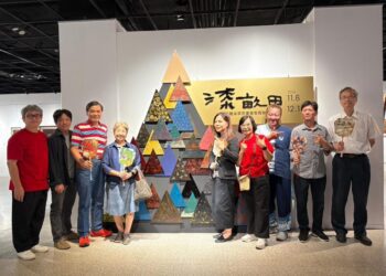 「漆畝田—貓羅溪草桼畫會會員聯展」作品　透過材質展現華麗質感與低調中的奢華感