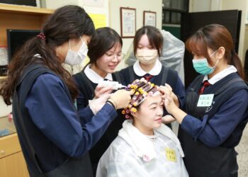 長榮女中新秘、燙髮大賽 「高」手過招有看頭