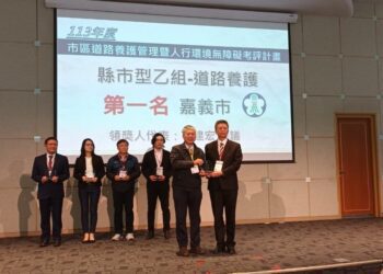嘉市打造人本交通環境　榮獲中央考評分組第一殊榮