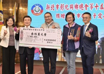 彰化同鄉總會「連續兩年」捐300萬 力挺新北好日子待用餐計畫