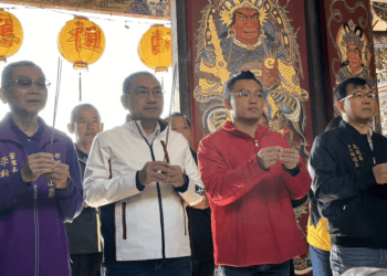 農曆初四新北市長祈福行 侯友宜：團結齊心、共創進步與希望