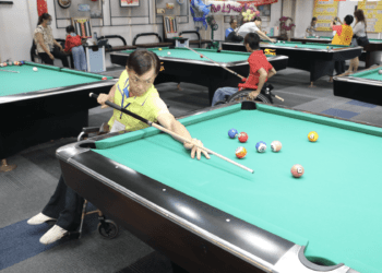 新北脊髓損傷者大顯身手 輪椅撞球錦標賽熱鬧登 理事長林育琳有番刻骨銘心故事