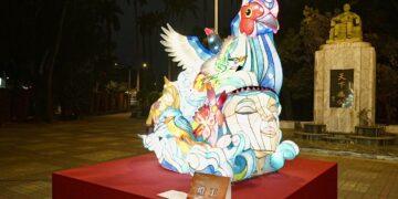 華商許彩韵蟬聯台灣燈會高中職組燈王　作品移師嘉義公園展出