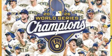 影/《MLB世界大賽》火球王牌Misiorowski壓陣 釀酒人4-1擊敗光芒 奪下57年來的隊史首冠!