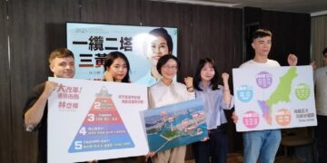 林岱樺提「一纜二塔三黃金」藍圖　千億觀光產值打造高雄新地標