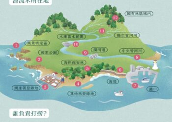 丹娜絲颱風來襲引發漂流木 採屬地主義加速清理