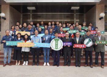 影音／大村鄉與大葉簽署合作意向書　推動環境友善共創綠色健康運動生活圈