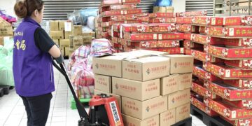 新北市好日子愛心大平台接收普渡物資 透過社福中心轉送減輕弱勢負擔