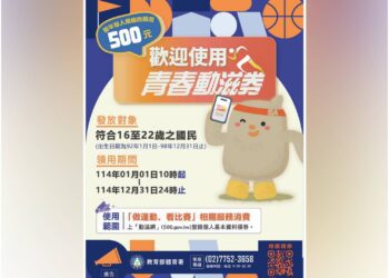 蛇舞迎新春 青春動起來 體育署「青春動滋券」助你活力滿點