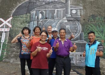 影音/大葉大學USR 創作糖鐵隧道3D地景彩繪牆　營造社區拍照打卡新亮點