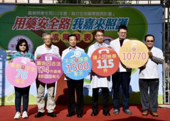 嘉義縣衛生局提升用藥安全 發表五大面向執行成果